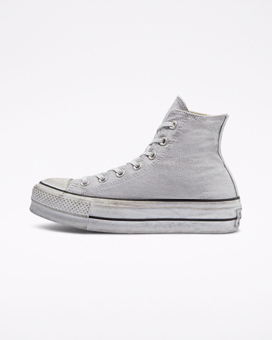 Topanky Na Platforme Converse Chuck Taylor All Star Lift Smoked Platene Vysoke Panske Siva | SK QPIO115